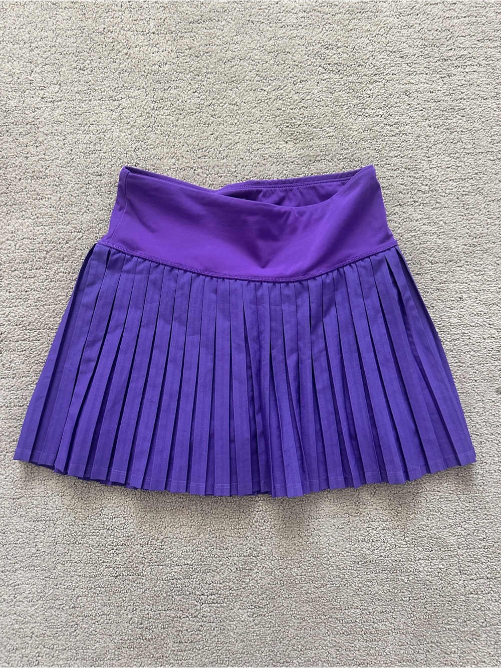 Pleated Purple Women's Skirt